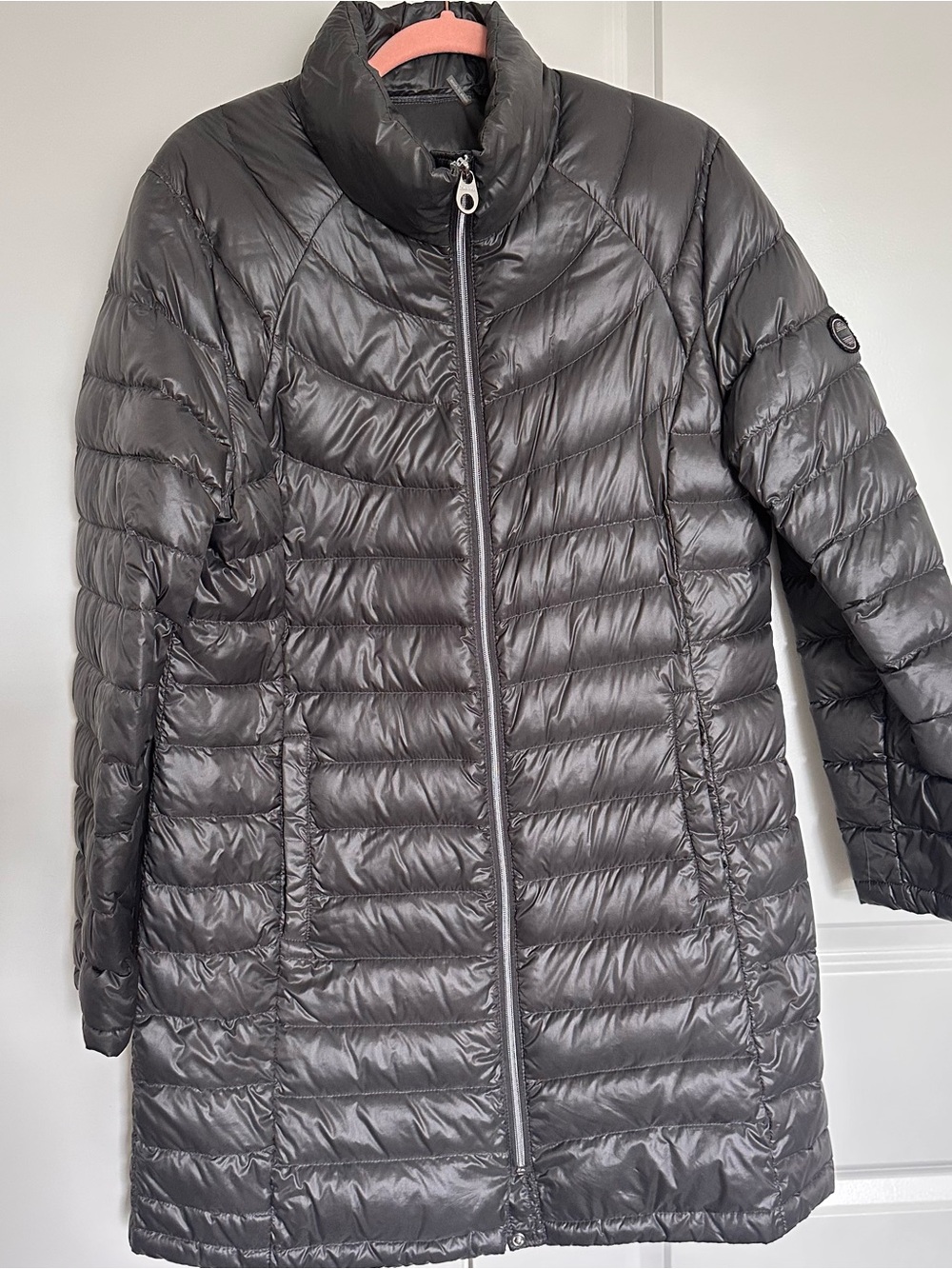 Calvin Klein Long Quilted Puffer Coat